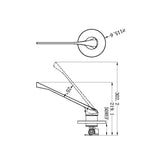 Nero Classic Care Shower Mixer Extended Handle